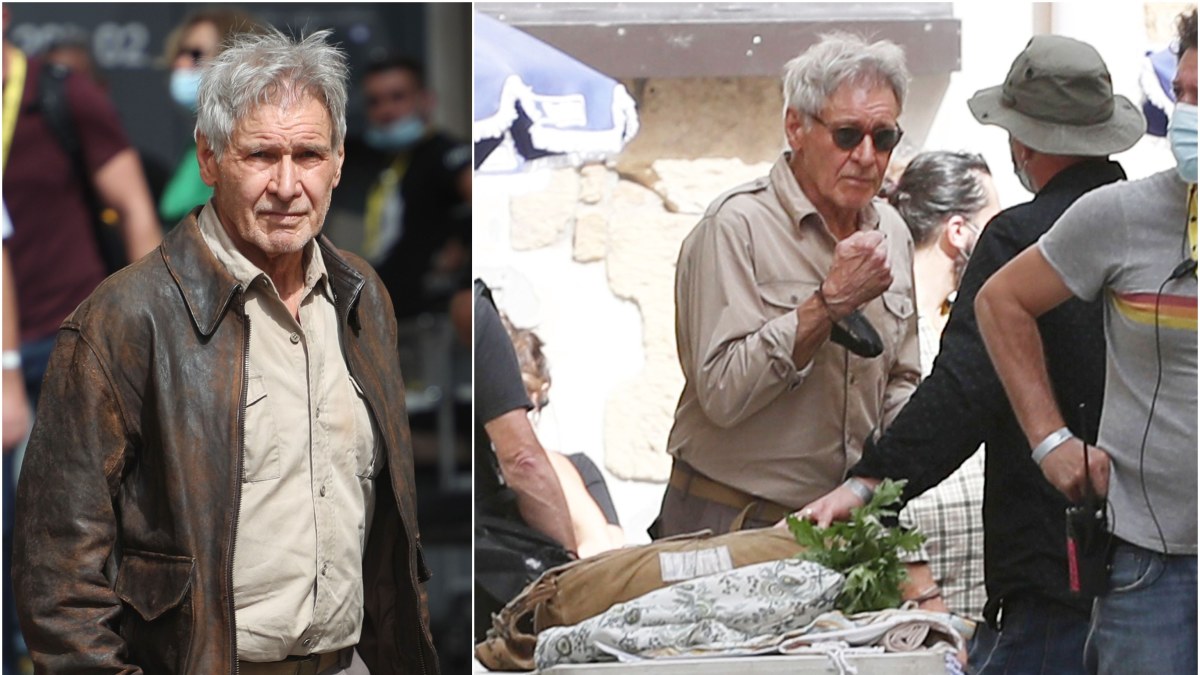 Harrisonas Fordas „Indiana Džounso“ tęsinio filmavime Italijoje / „Vida Press“ nuotr.