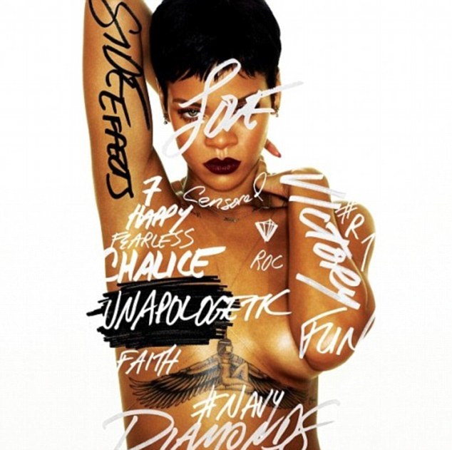 Rihanna / Albumo „Unapologetic“ viršelis
