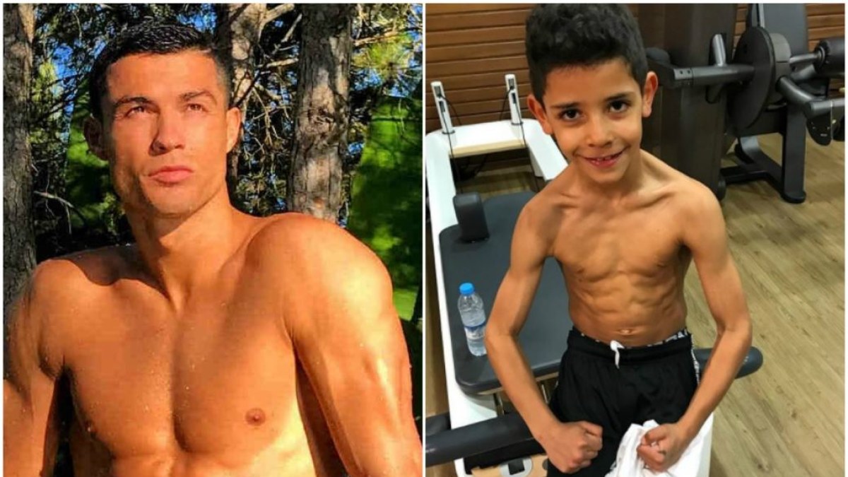 Cristiano Ronaldo ir jo sūnus / INSTAGRAM nuotr.