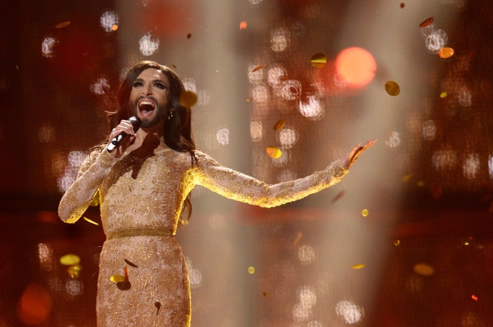 „Eurovizijos“ nugalėtoja Conchita Wurst iš Austrijos / AFP/„Scanpix“ nuotr.