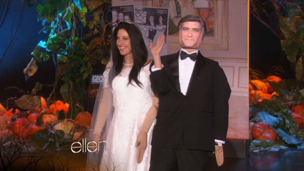 Ellen DeGeneres Helovino kostiumas / Kadras iš vaizdo įrašo