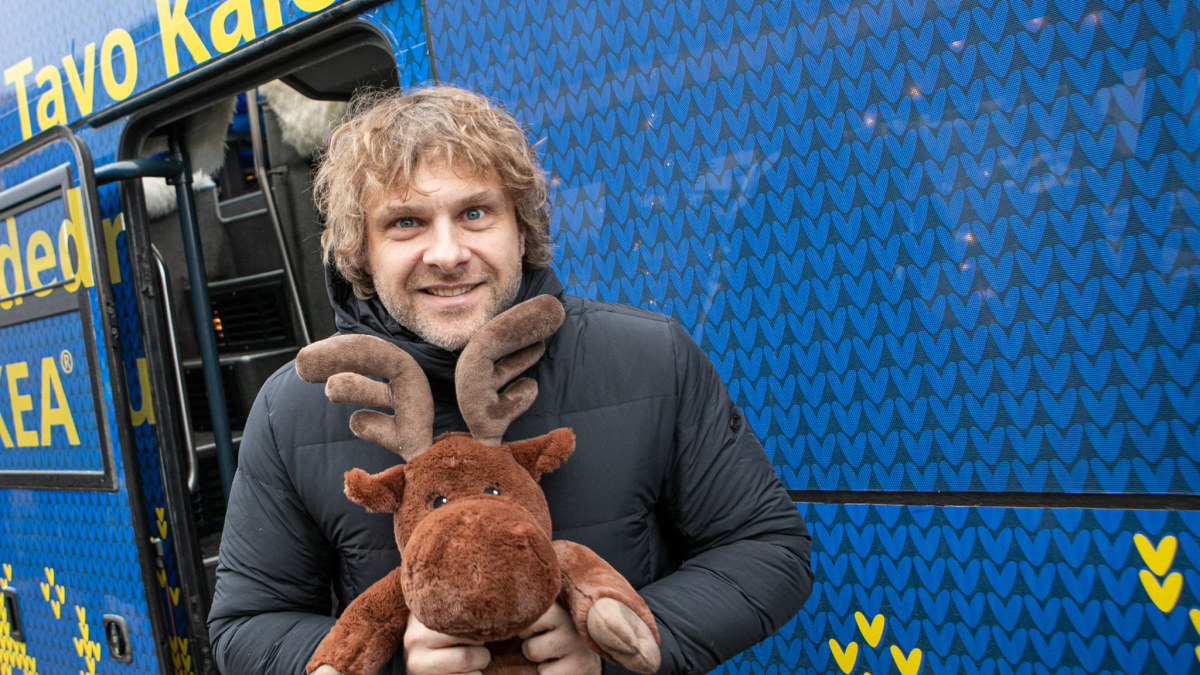 Kelionė IKEA Kalėdų autobusu su Benediktu Vanagu/Pauliaus Peleckio/„ŽMONĖS Foto“ nuotr.