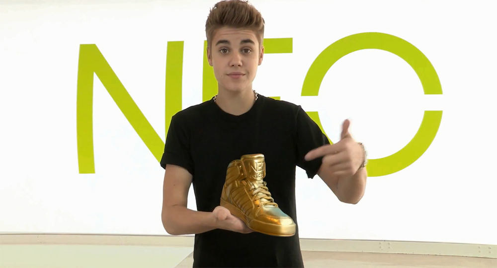 Justinas Bieberis „Adidas“ reklamoje / Youtube.com stopkadras
