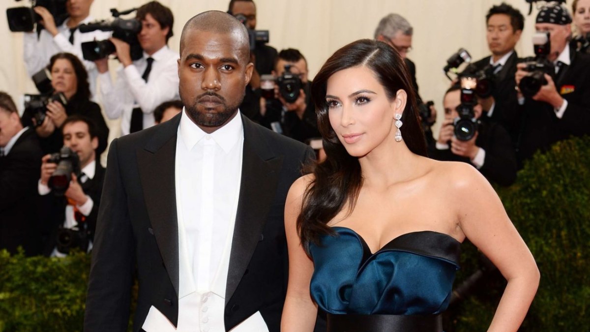 Kim Kardashian ir Kanye Westas / AFP/„Scanpix“ nuotr.