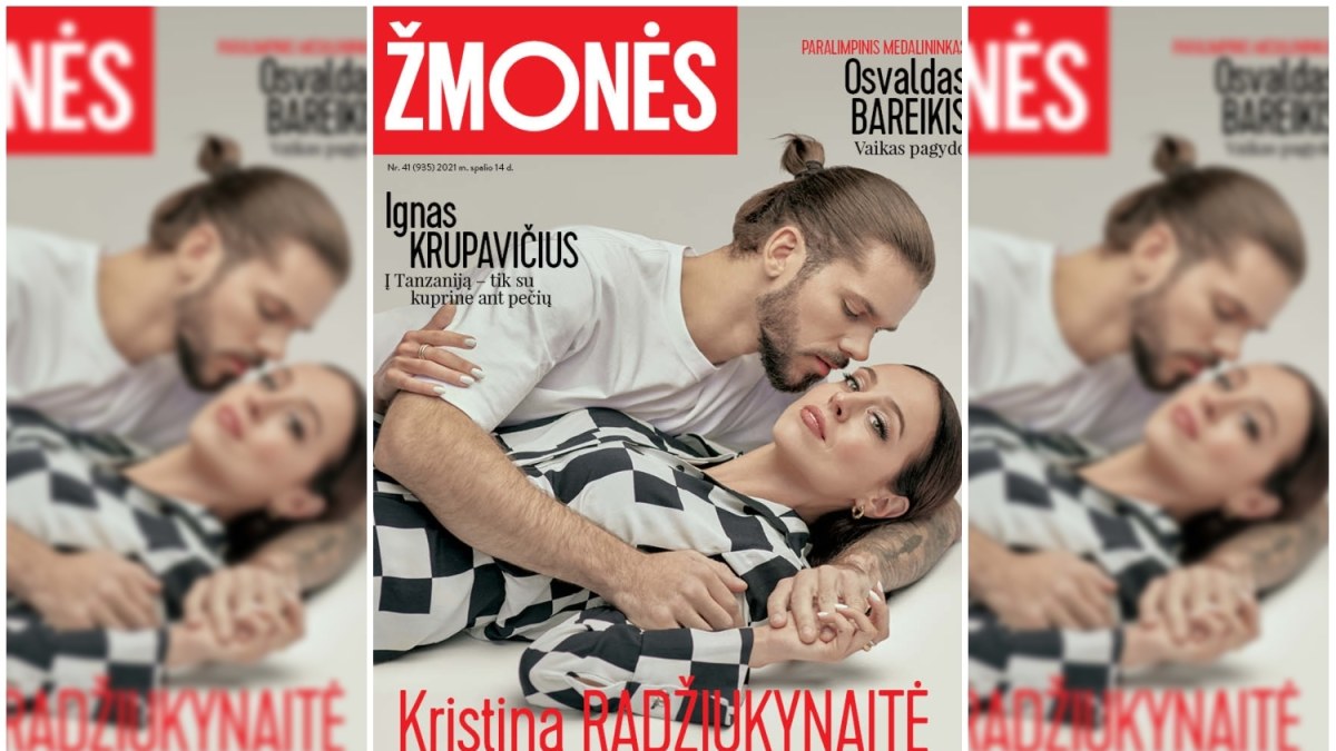 Kristina Radžiukynaitė-KaYra ir Justas Girdvainis / Žurnalo „Žmonės“ viršelis
