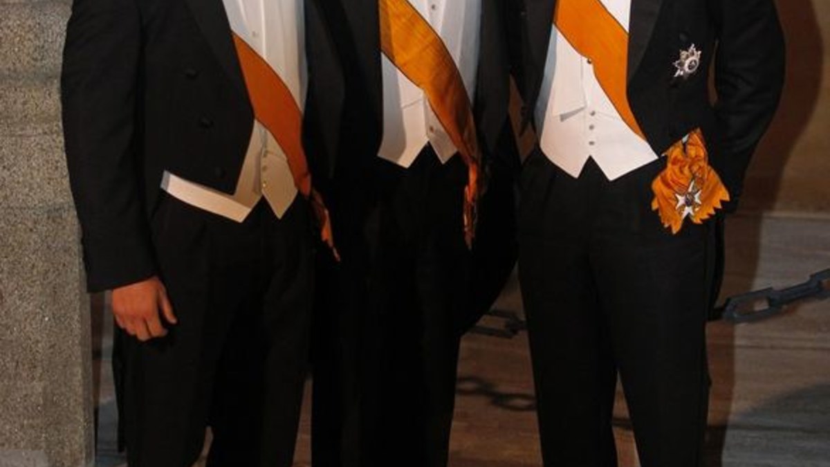Liuksemburgo princai (iš kairės): Sebastienas, Louisas ir Felixas / „Scanpix“ nuotr.