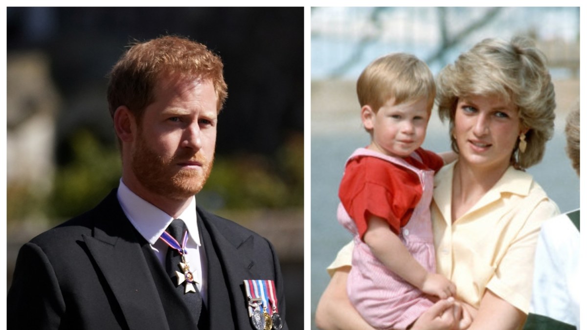 Princas Harry su mama princese Diana / Scanpix nuotr.