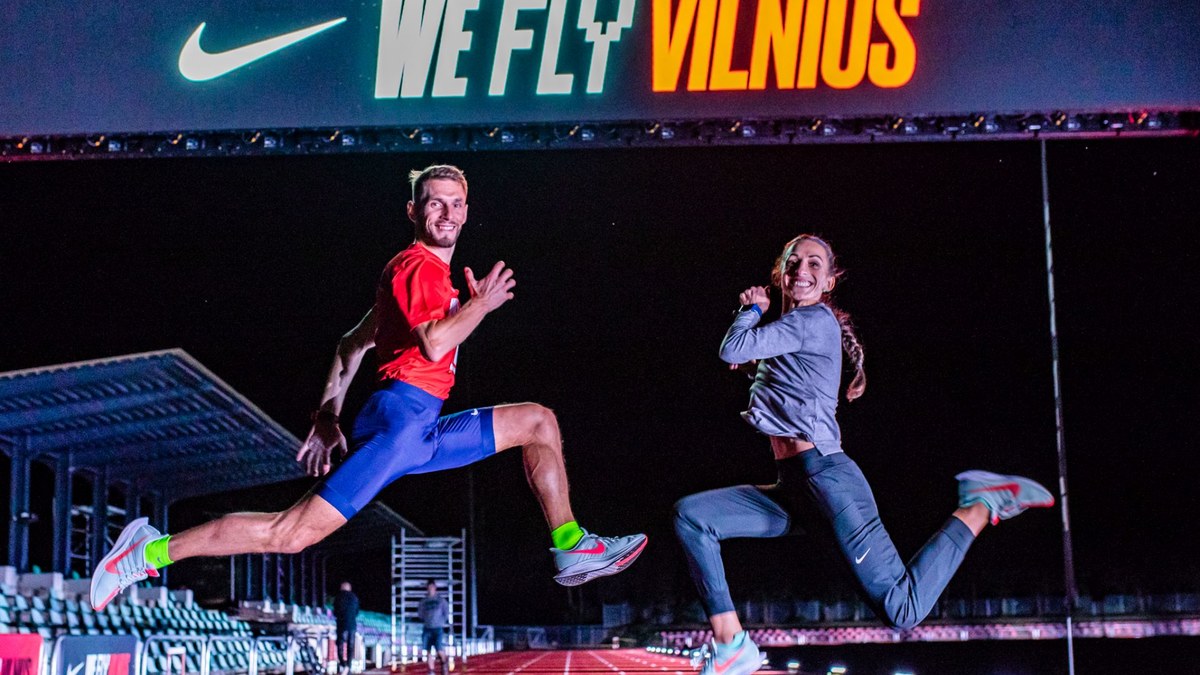 „Nike We fly Vilnius“ renginio akimirkos  / Vytauto Dranginio nuotr.