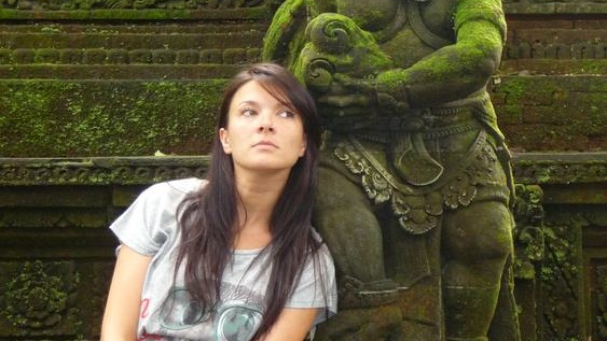 Kotryna Kirdeikytė Balio saloje / Asmeninio arch. nuotr. 
