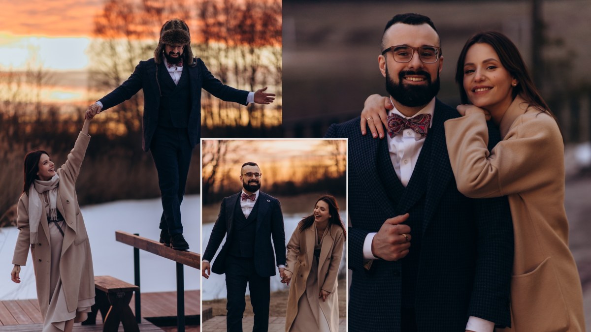 Antonas Lavrentjevas ir Alina Goloborodko savo vestuvių dieną / „Belove photography“ nuotr.