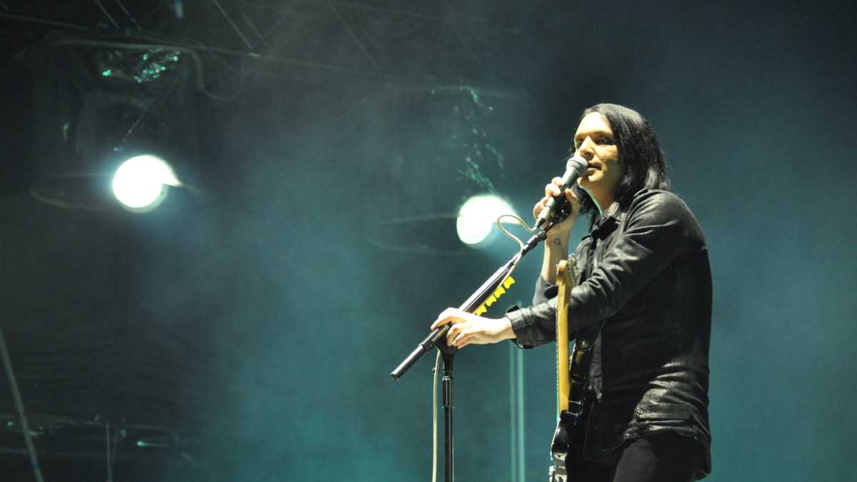 Grupė „Placebo“ / Festivalis „Positivus 2015“ / Pauliaus Krampo nuotr.