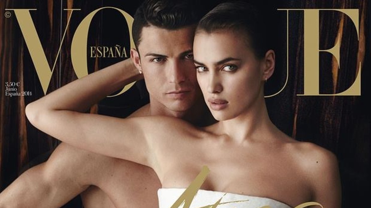 Cristiano Ronaldo ir Irina Shayk / „Vogue“ viršelis/Mario Testino nuotr.