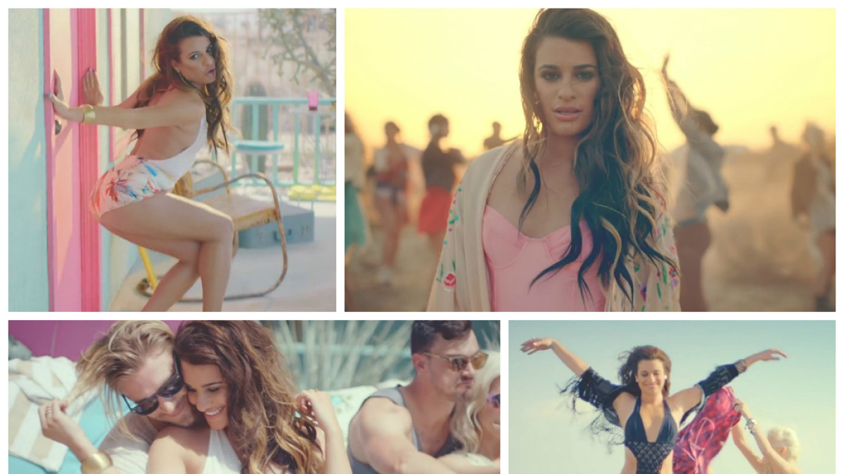 Lea Michele dainos „On My Way“ vaizdo klipe / Žmonės.lt montažas
