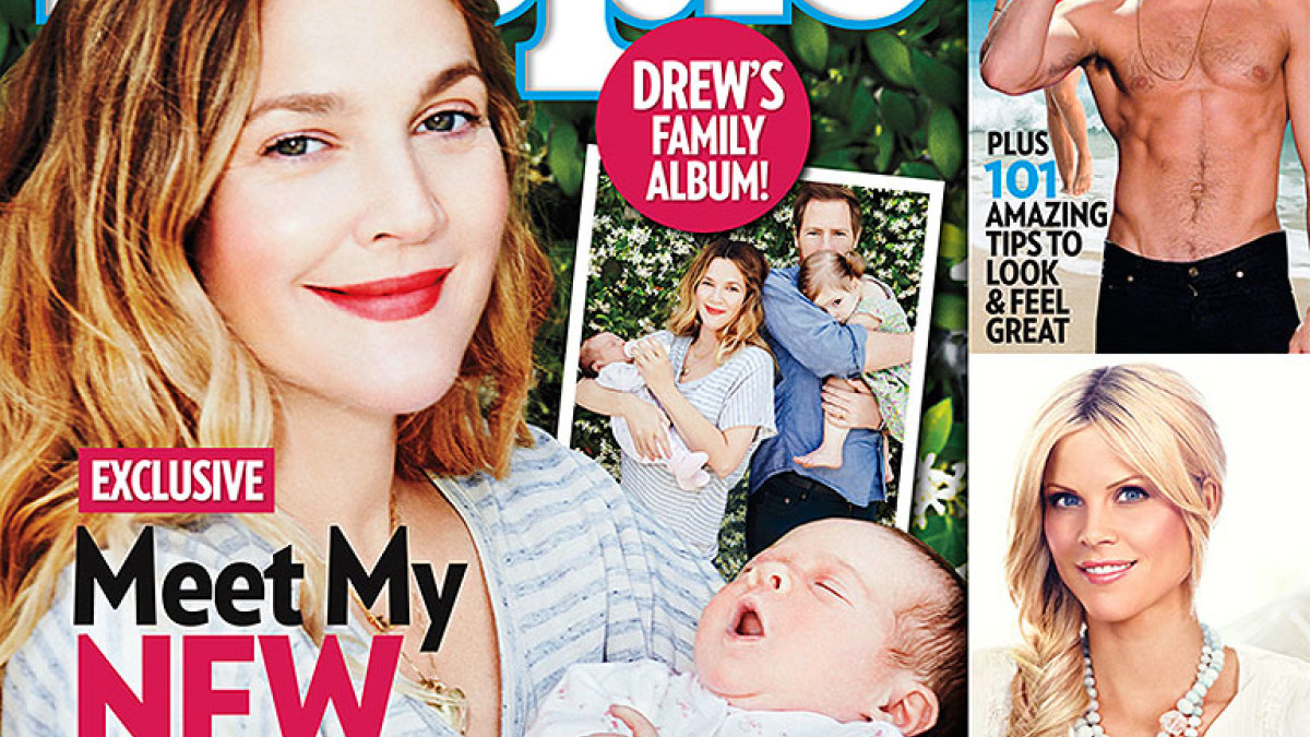 Drew Barrymore su dukra Frankie / Žurnalo „People“ viršelis