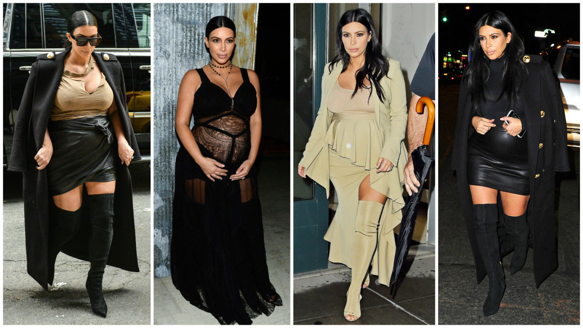 Nėščios Kim Kardashian stilius / „Vida Press“ ir „Scanpix“ nuotr.