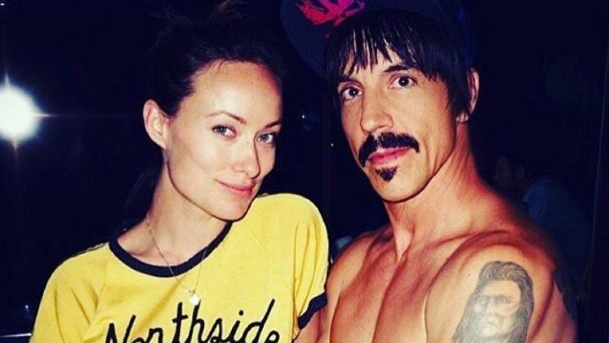 Olivia Wilde ir „Red Hot Chili Peppers“ lyderis Anthony Kiedis / „Instagram“ nuotr.