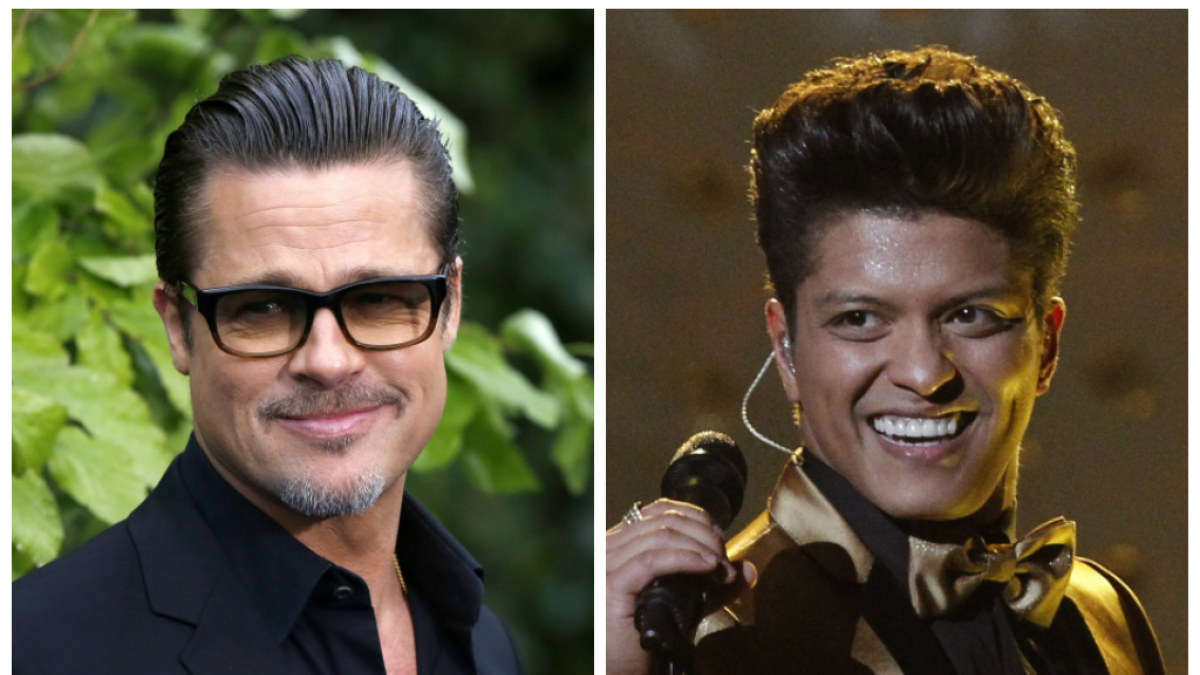 Bradas Pittas ir Bruno Marsas / „Scanpix“ nuotr.
