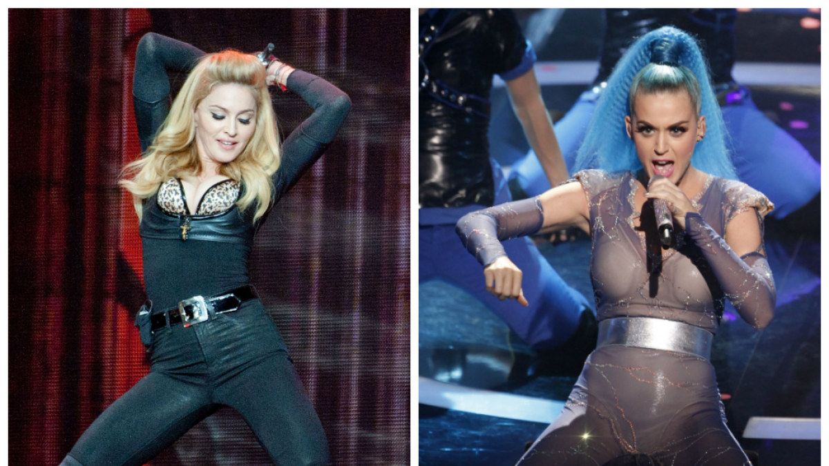Madonna ir Katy Perry / „Scanpix“ nuotr.