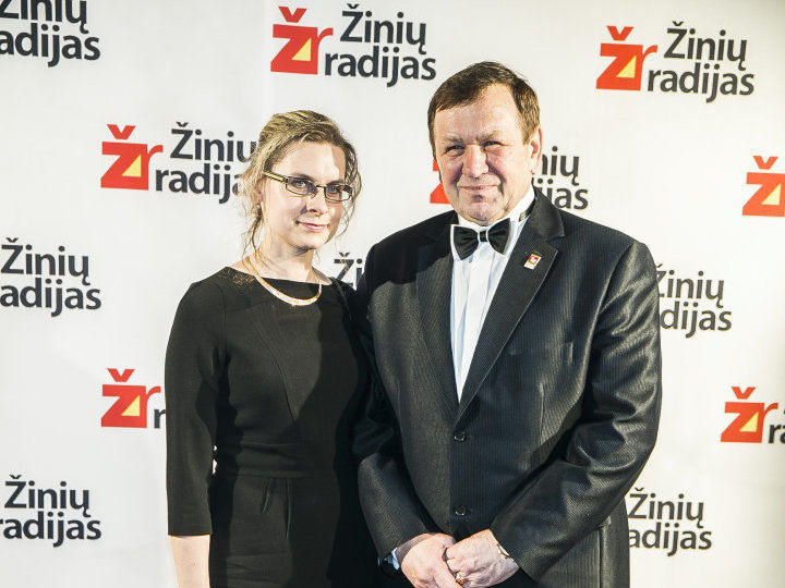 Kęstutis Pūkas su žmona Lina Pūkiene