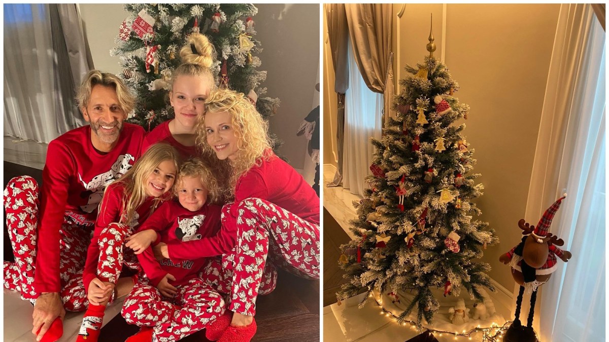 Edita Gozzoli su šeima jau pasiruošė Kalėdoms