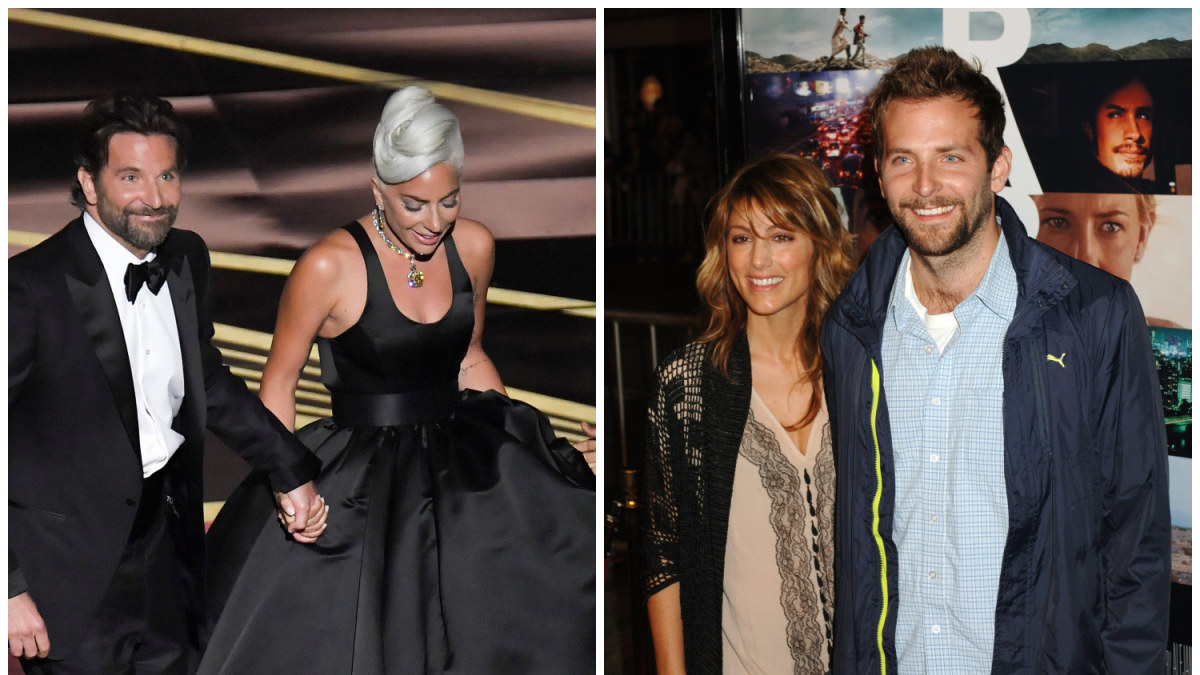 Bradley Cooperis su Lady Gaga ir su buvusia žmona Jennifer Esposito (dešinėje)/Vida Press nuotr.