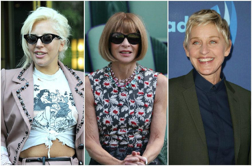 Lady Gaga, Anna Wintour, Ellen DeGeneres / Vida Press nuotr.