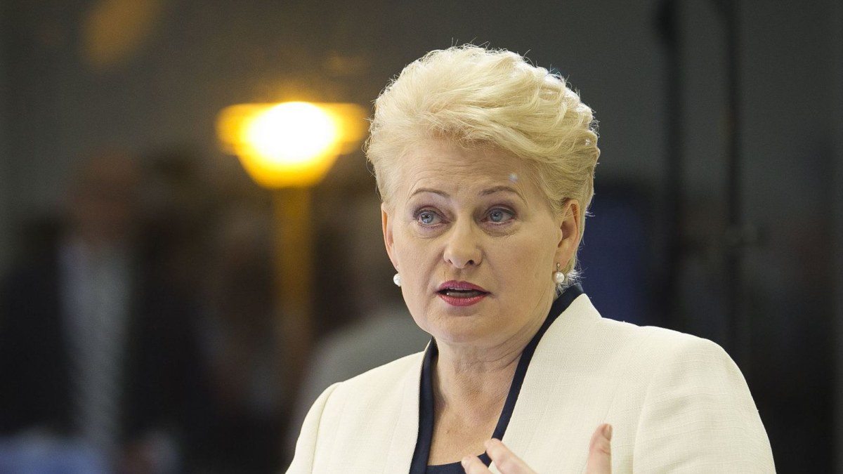 Dalia Grybauskaitė švenčia pergalę Prezidento rinkimuose. / Irmanto Gelūno / 15min nuotr.