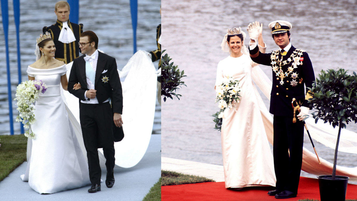 Princesė Victoria ir princas Danielis bei karalienė Silvia ir karalius Carlas XVI Gustafas / Vida Press nuotr.