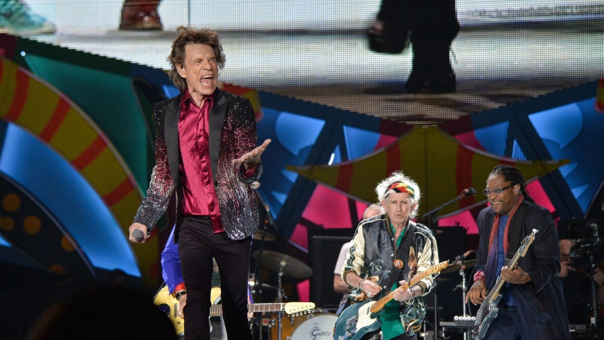„The Rolling Stones“ koncerto akimirka / Scanpix nuotr.