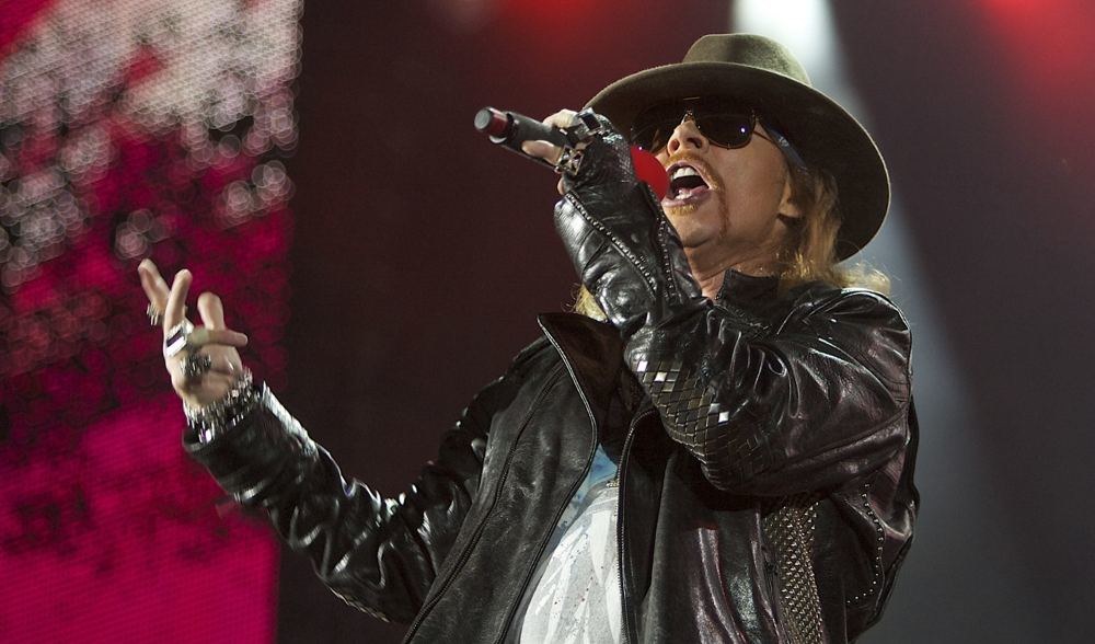„Guns N'Roses“ vokalistas Axlas Rose'as / AP/„Scanpix“ nuotr.