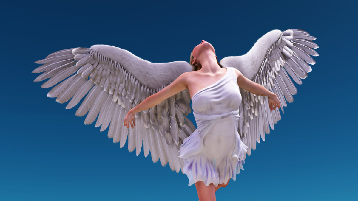 Moteris angelas / Shutterstock nuotr.