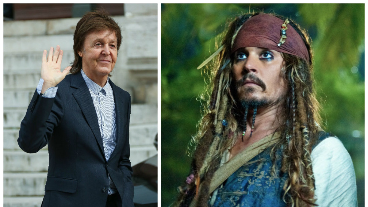 Paulas McCartney ir Johnny Deppas filme „Karibų piratai: pasaulio pakrašty“ / Kadras iš filmo ir „Scanpix“ nuotr.