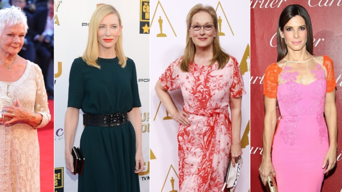 Amy Adams, Judi Dench, Cate Blanchett, Meryl Streep ir Sandra Bullock / „Scanpix“ nuotr.