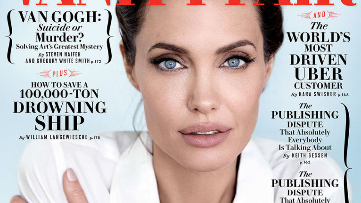 Angelina Jolie / „Vanity Fair“ viršelis/Mario Testino nuotr.