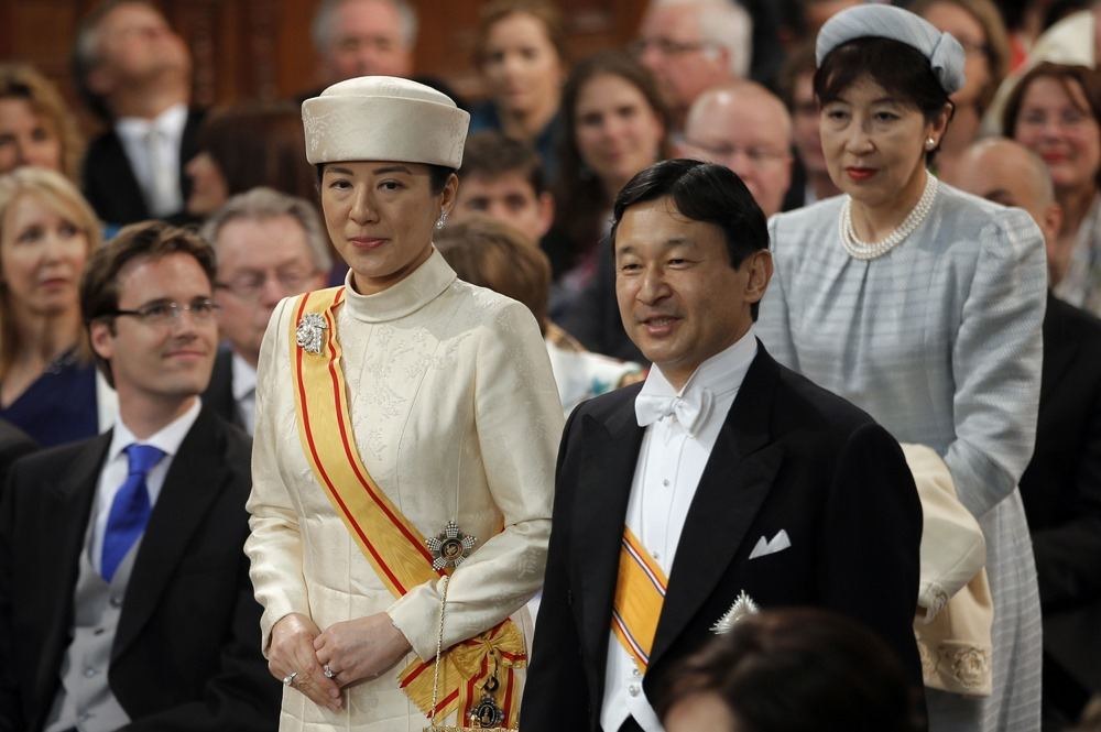 Japonijos princas Naruhito ir princesė Masako / AFP/„Scanpix“ nuotr.