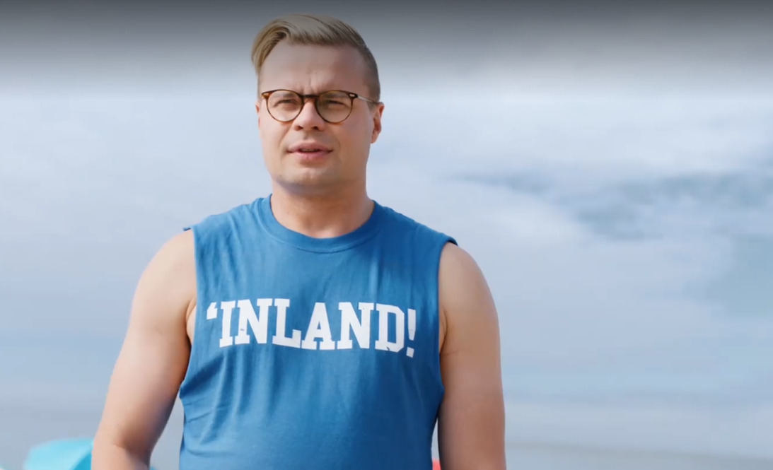 Suomijos nepriklausomybės šimtmečiui sukurtas vaizdo klipas / Kadras iš video