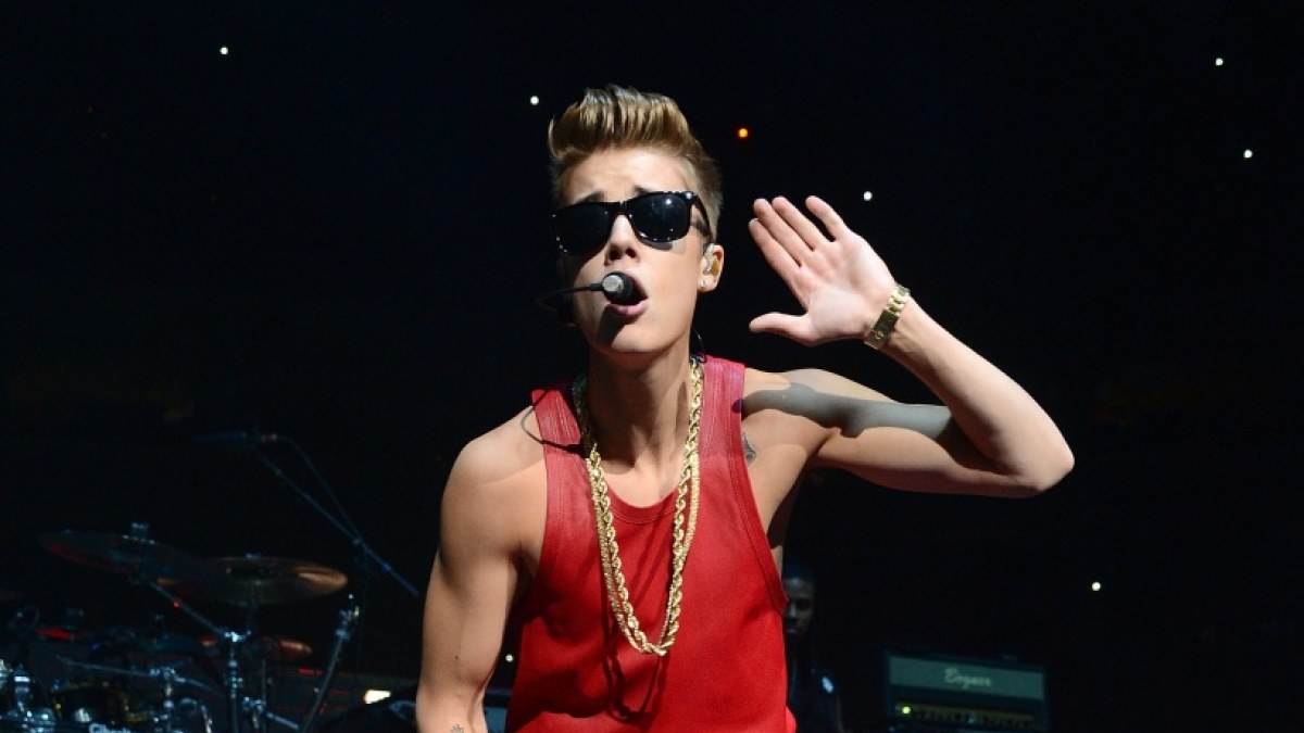 Justinas Bieberis švenčia 20-ąjį gimtadienį / AFP/„Scanpix“ nuotr.