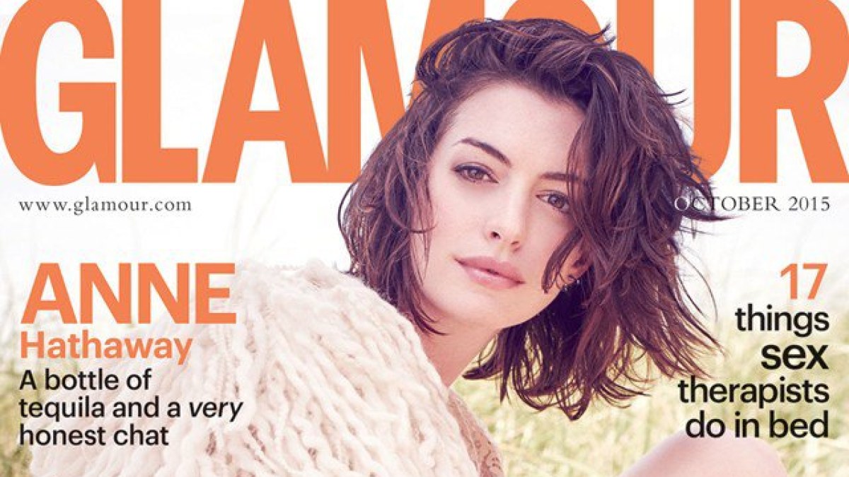 Anne Hathaway / „Glamour“ viršelis