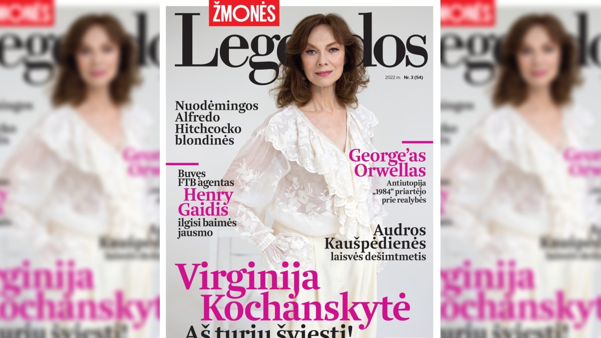 Aktorė Virginija Kochanskytė / Žurnalo „Legendos“ viršelis