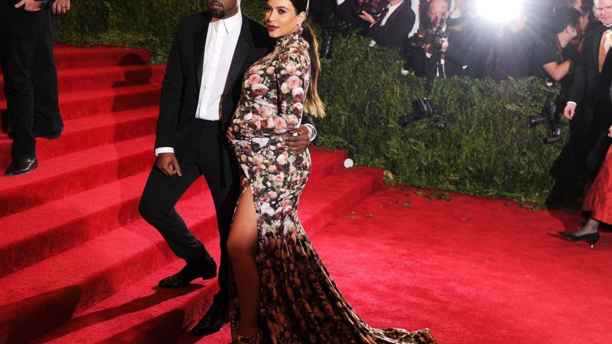 Kanye'as Westas ir Kim Kardashian / AFP/„Scanpix“ nuotr.