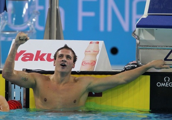 Ryanas Lochte neturėjo lygių 400 m kompleksinio plaukimo finale.  / AFP/„Scanpix“ nuotr.