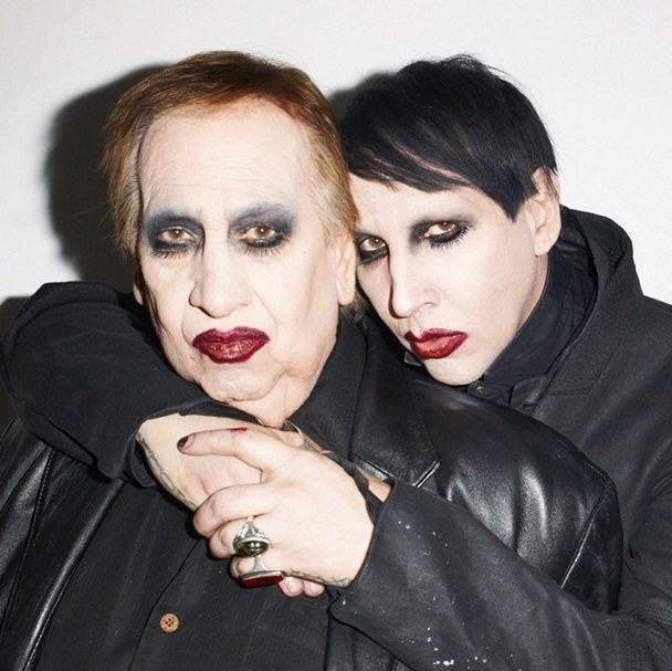 Marilyn Mansonas su tėvu / Terry Richarsono nuotr.
