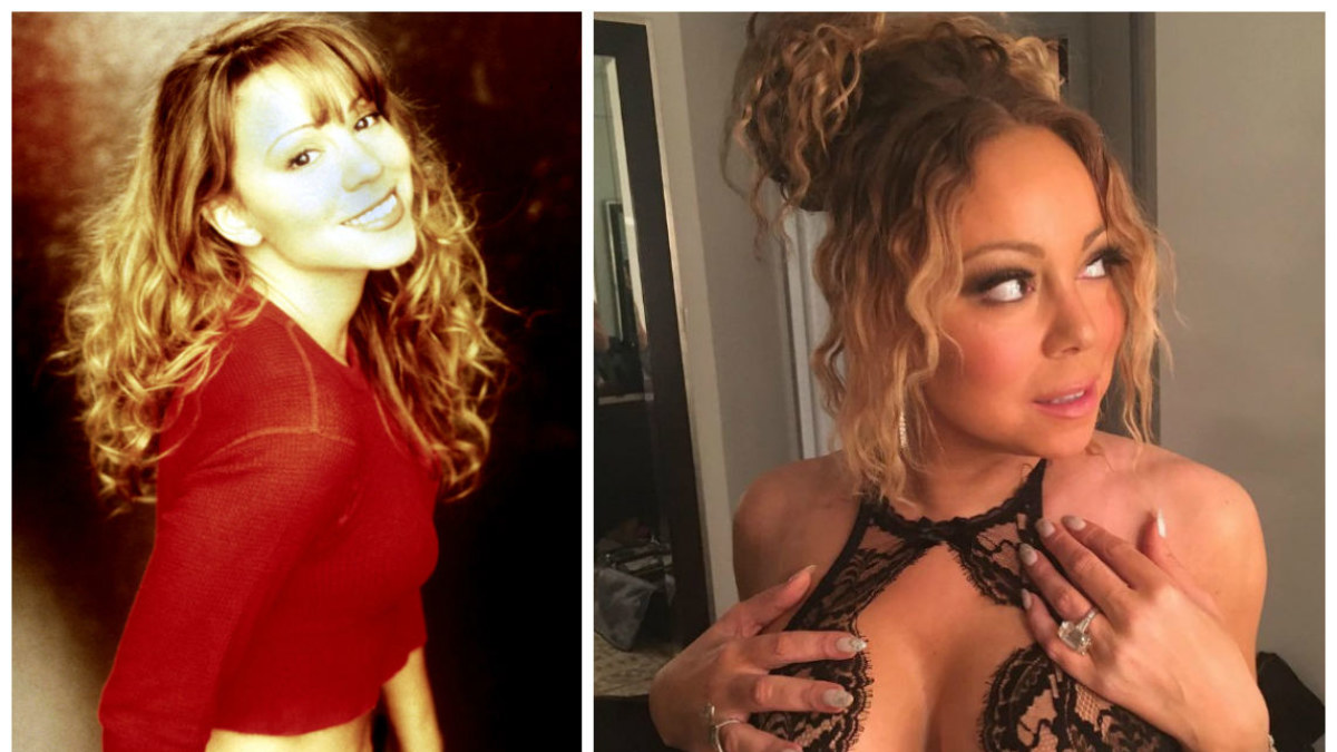 Mariah Carey 1996 ir 2016 metais / „Vida Press“ ir „Instagram“ nuotr.