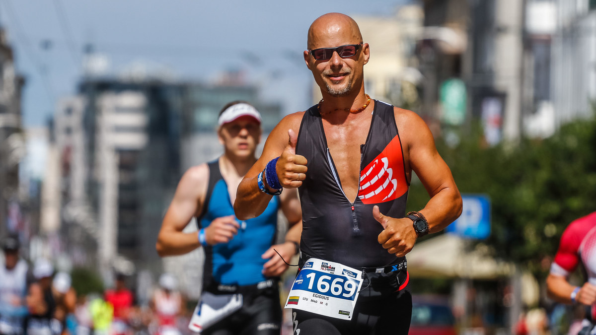 Egidijus Buika – finišo link pirmosiose savo „Ironman“ varžybose / Asmeninio albumo nuotrauka