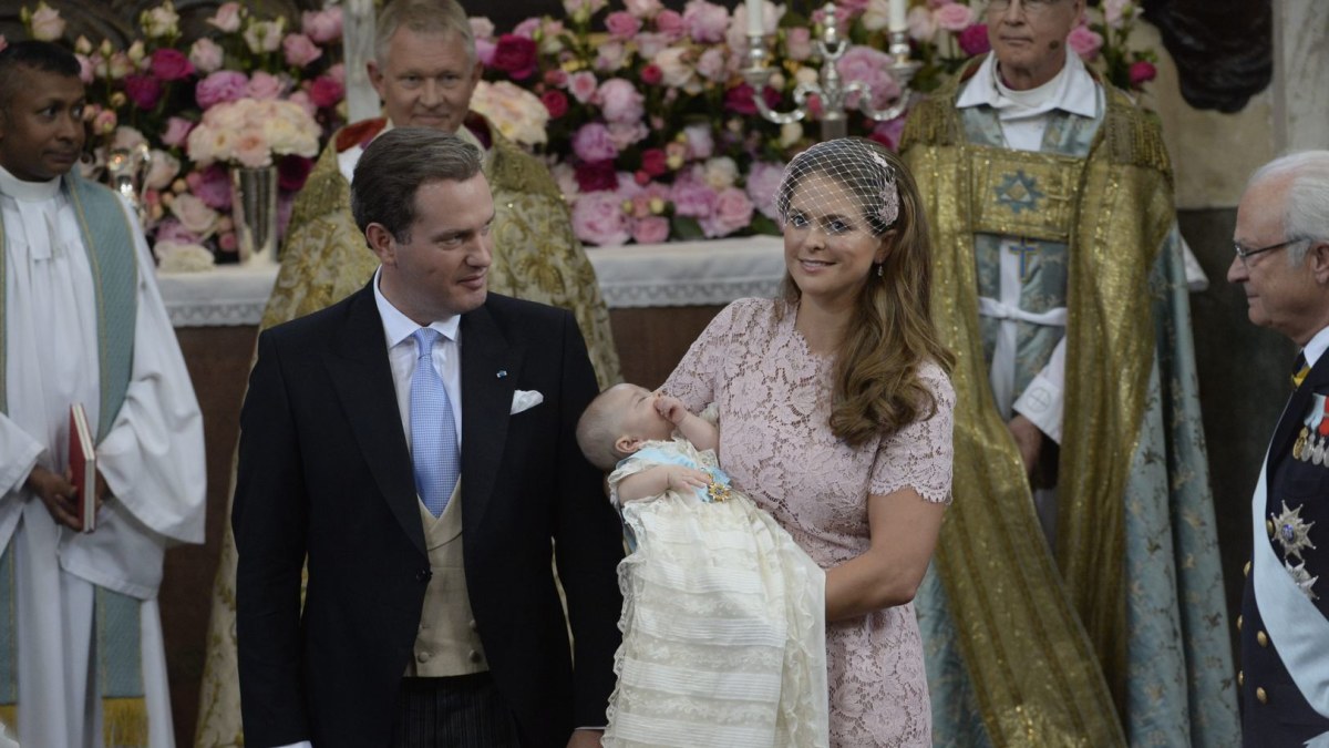 Švedijos princesės Madeleine ir Christopherio O'Neillo dukros krikštynos / „Scanpix“ nuotr.