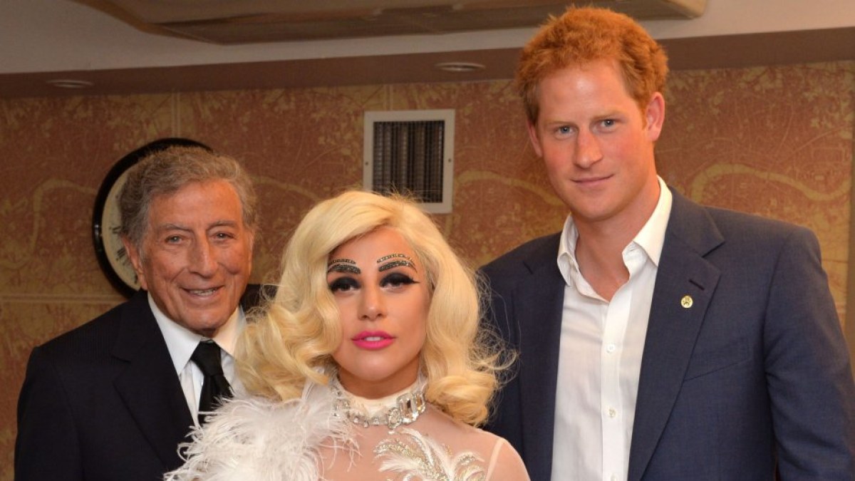 Tony Bennettas, Lady Gaga ir princas Harry / „Scanpix“/AP nuotr.