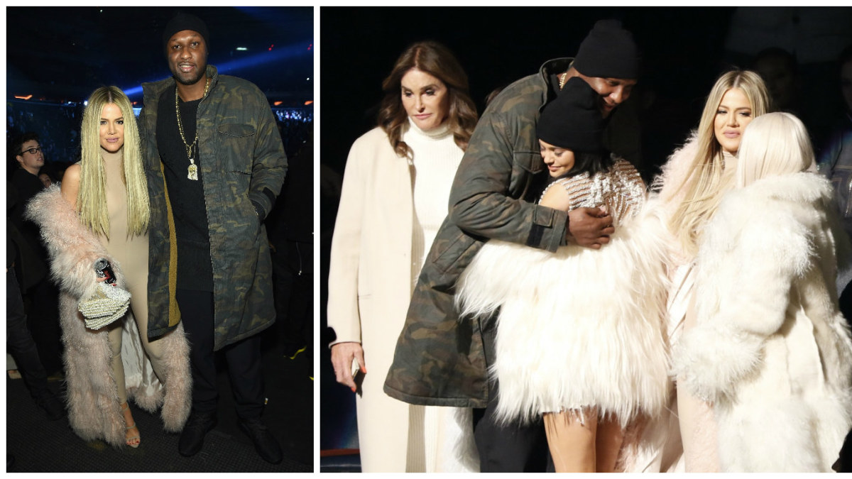 Lamaras Odomas ir Kardashianų bei Jennerių šeima / „Scanpix“ nuotr.