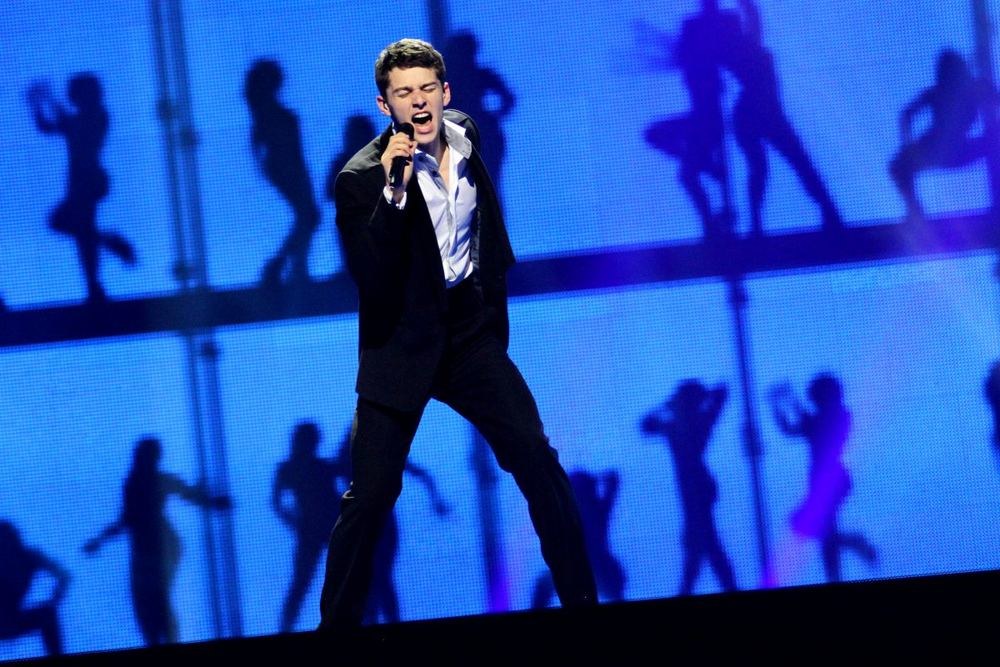 Donatas Montvydas antrąkart repetavo „Eurovizijos“ scenoje / eurovision.tv nuotr.