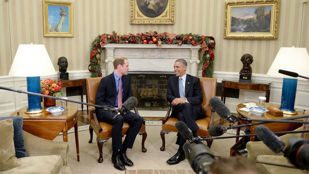 Princas Williamas ir Barackas Obama / „Scanpix“ nuotr.