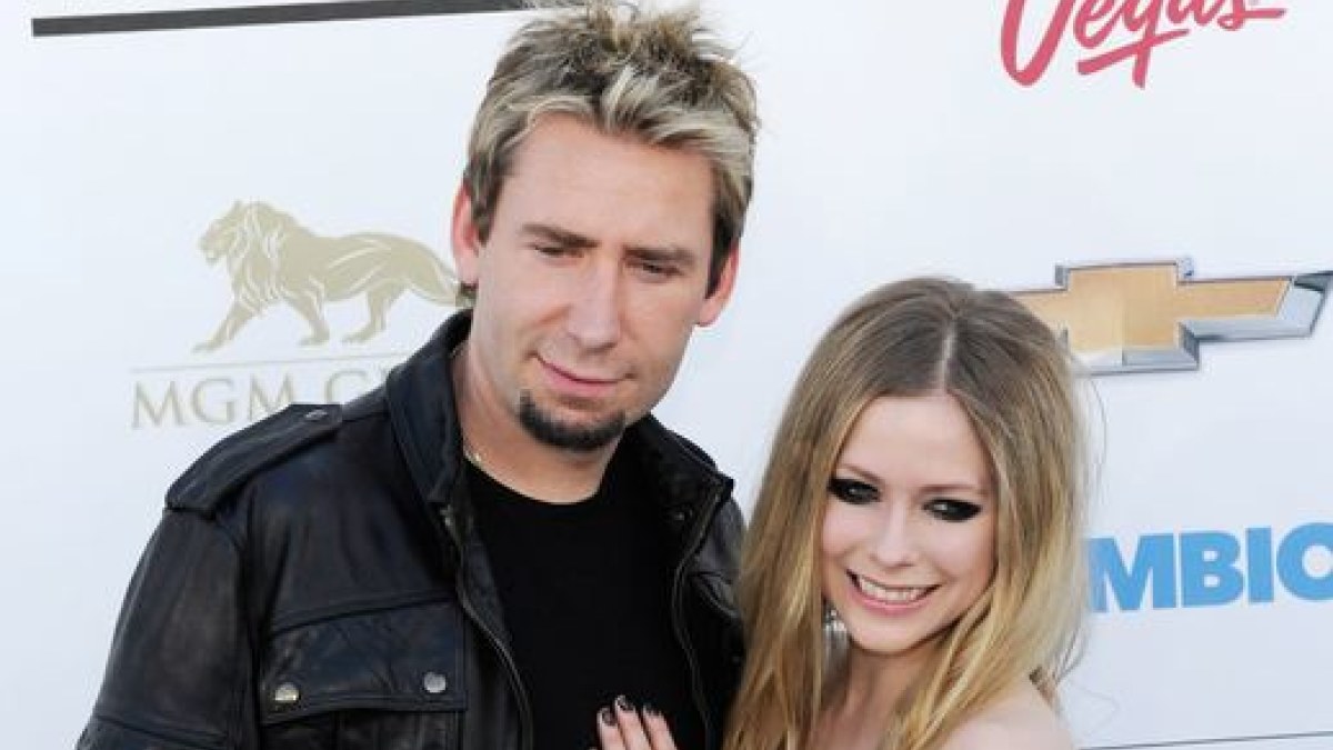 Chadas Kroegeris ir Avril Lavigne / AFP/„Scanpix“ nuotr.